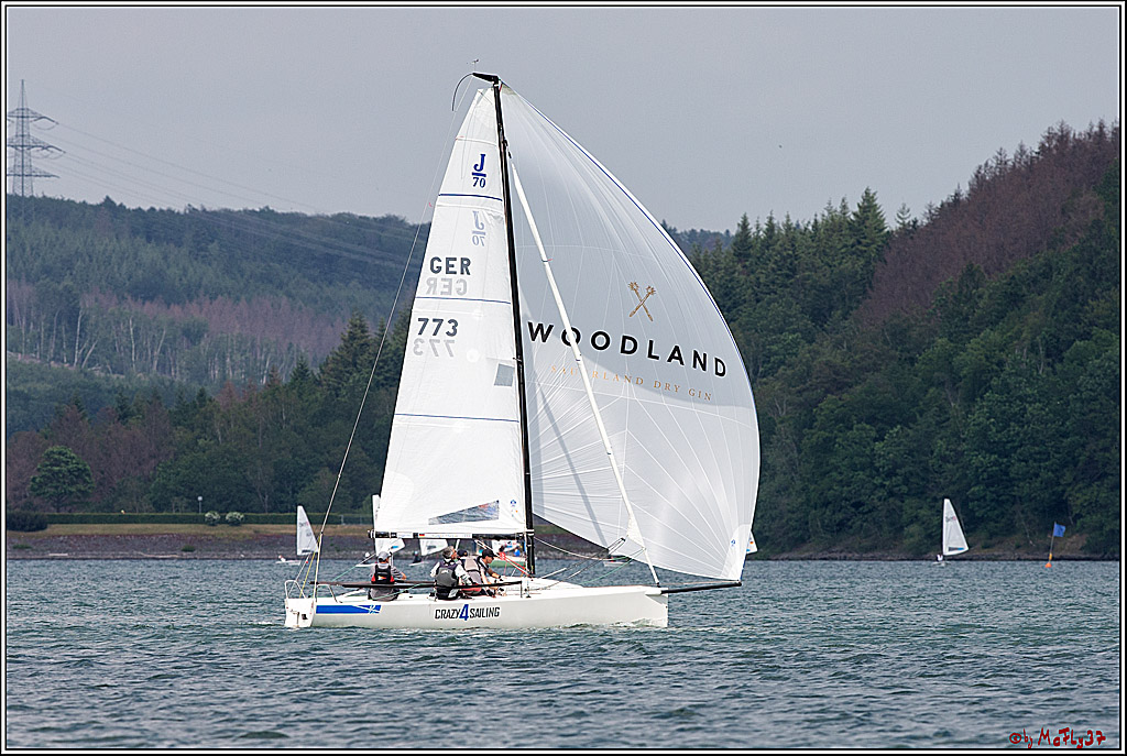 J70 - WOODLAND, 12.06.2021 Segelboot; Segeln; Woodland; Spinnaker; J70; Sorpesee; Sauerland